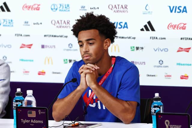 GEOPOLITICAL DIPLOMACY - Leeds United midfielder Tyler Adams issued an apology over his pronunciation of Iran during a USMNT press conference at the World Cup. Pic: Getty