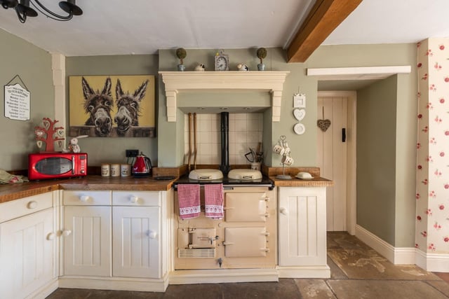 A section of the appealing kitchen within the property.