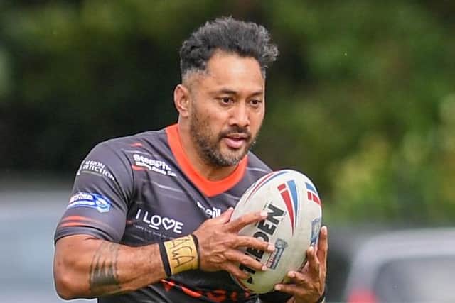 Sheffield Eagles' Quentin Laulu Togaga’e, whose testimonial game against Castleford Tigers on Friday has been called off. Picture by Olly Hassell/SWpix.com.