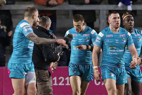 Ash Handley, second player from left, could be back on the field next month. Picture by Paul Currie/SWpix.com