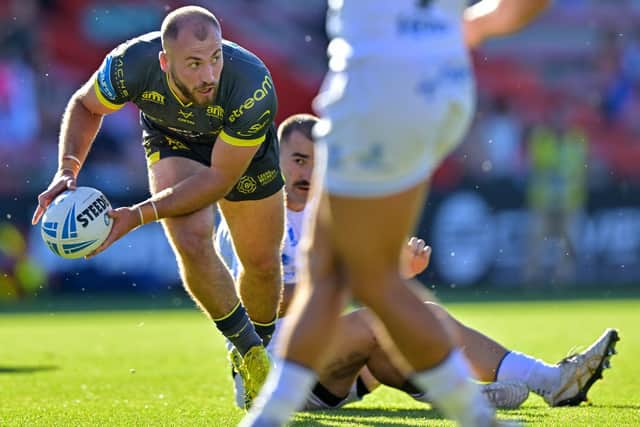 Hooker Jarrod O'Connor is set to play 80 minutes for Leeds Rhinos against Bradford Bulls today. Picture by Fabrice Rodriguez/SWpix.com.
