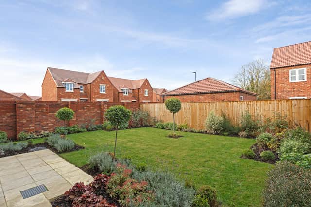 A garden plot on the Regency Place, Tockwith development
