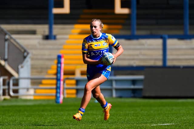 Ruby Walker believes the future is bright for Leeds Rhinos' women's side. Picture by Olly Hassell/SWpix.com.