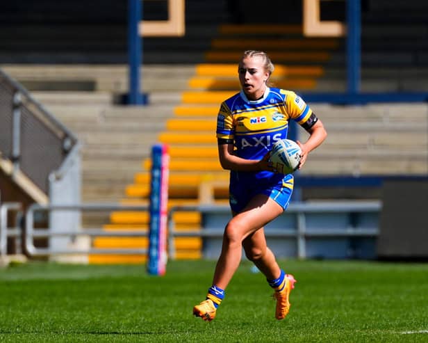 Ruby Walker believes the future is bright for Leeds Rhinos' women's side. Picture by Olly Hassell/SWpix.com.