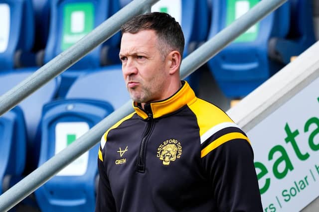 Castleford Tigers coach Danny McGuire before the 38-24 defeat at Leeds Rhinos. Picture by Olly Hassell/SWpix.com.