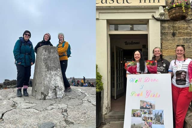 The team completed the National Three Peaks Challenge in Kyle's memory.