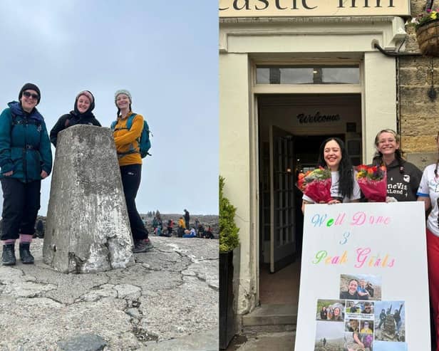 The team completed the National Three Peaks Challenge in Kyle's memory.