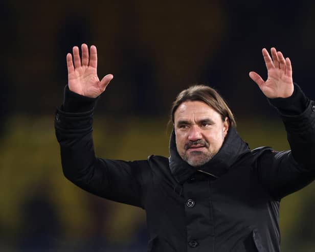 HUGE PRAISE: From Leeds United boss Daniel Farke for a thriving Whites star. Photo by George Wood/Getty Images.
