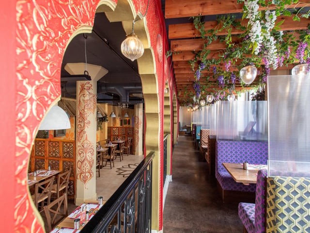 Indian Tiffin Room in Park Row, Leeds city centre, specialises in authentic street food from across the bustling streets of India. The menu includes dosa, thali, an array of chaats, kebabs and Indo-Chinese food, as well as a cocktail menu with special blends of spices and spirits.