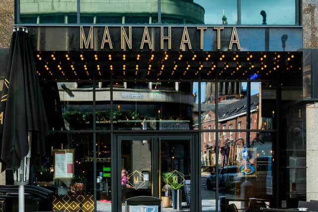 Manahatta, in Merrion Street, has announced closure. Its Greek Street site (pictured) remains unaffected. Photo: NW