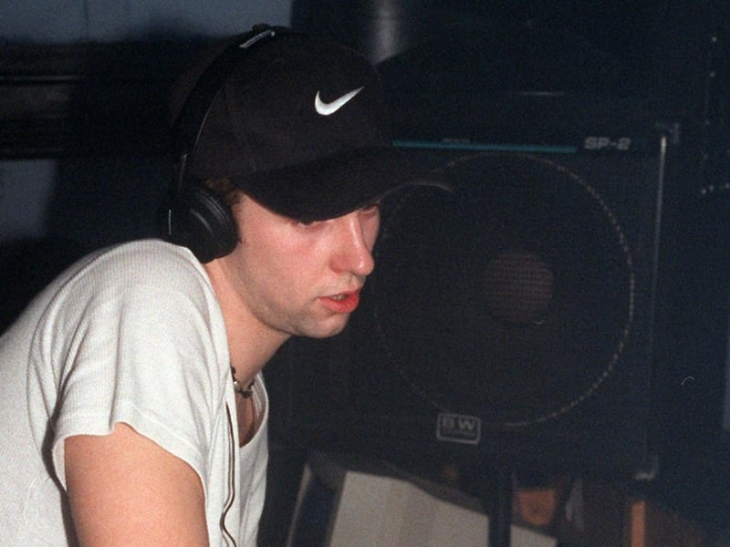 Scott Sherriden, one of the DJs on the decks at the Pleasure Rooms.