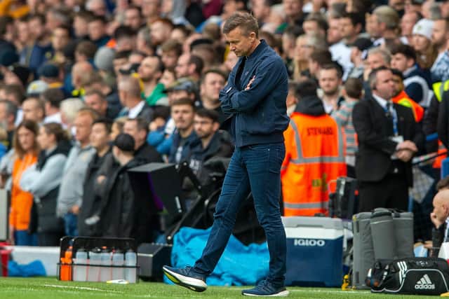 COLLISION COURSE - Leeds United and Jesse Marsch are winless in eight and in the Premier League relegation zone thanks to a 3-2 defeat by Fulham that sparked further fan dissent. Pic: Bruce Rollinson