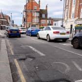 Example of a pothole in Wakefield