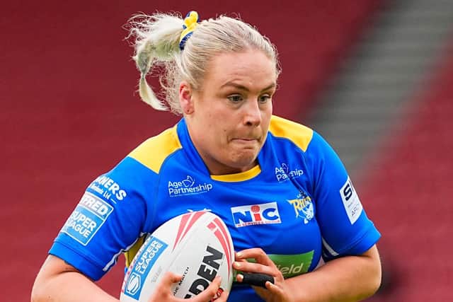 Leeds Rhinos' Grace Field. Picture by Olly Hassell/SWpix.com.