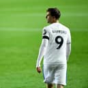 LEEDS, ENGLAND - NOVEMBER 02: Patrick Bamford of Leeds United looks on during the Premier League match between Leeds United and Leicester City at Elland Road on November 02, 2020 in Leeds, England.