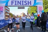 Runners finishing last year’s Leeds Abbey Dash 10k for Age UK