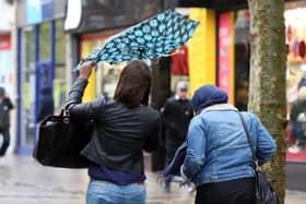 Met Office forecasters are predicting a stormy afternoon in Northamptonshire