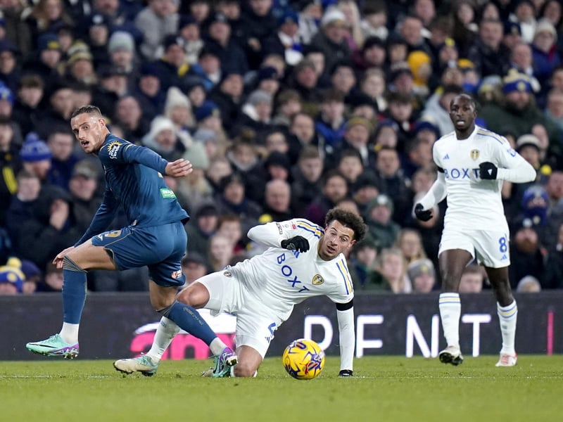 7 - First half was a bit of a struggle in possession until he picked out Rutter's run perfectly for the second goal. Kept a lid on things after the break.