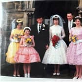 Alan and Betty on their wedding day
