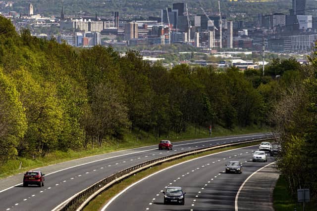 There will be 25 closures on major roads in and around Leeds this week, including on the M621.  Picture: Tony Johnson