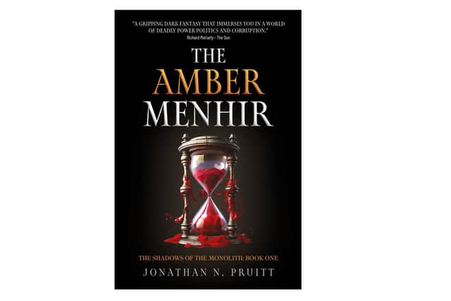 The Amber Menhir by Jonathan N. Pruitt is the first book in his The Shadows of the Monolith series. It centres on three young magically gifted scholars who soon discover that they have entered a troubled institution riven with bitter rivalries and forbidding mysteries. Picture – supplied.