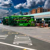 Buses at Leeds Bus Station. Picture: James Hardisty