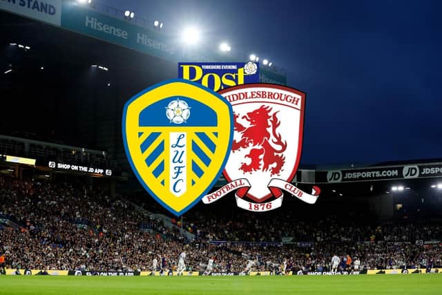 TOP SPOT CHANCE: As Leeds United take on Middlesbrough at Elland Road, above.