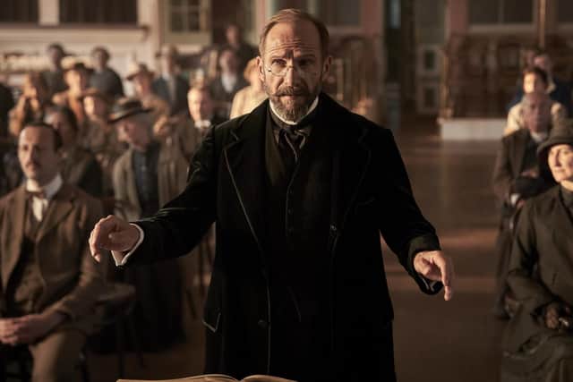 Ralph Fiennes in The Choral. Credit: SonyPicturesClassic.
