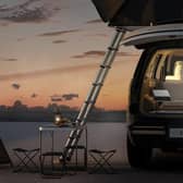The Santa Fe Hyundai, perfect for camping