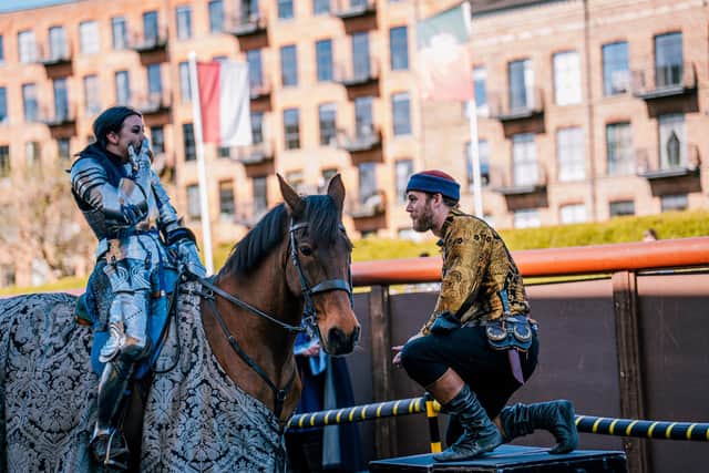 “A beautiful surprise”: How a 12-year bond over Medieval jousting led to a fairytale engagement
