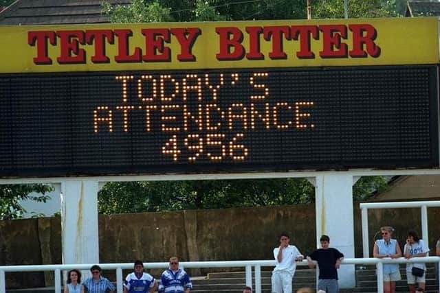 Leeds' final home game of 1996 showed incoming chief executive Gary Hetherington how much work needed to be done to get the club back on its feet, on and off the field. Picture by Steve Riding.