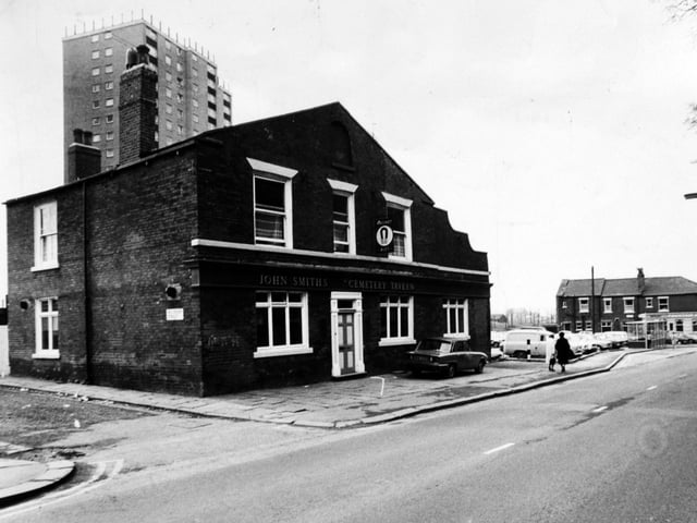 Did you drink in here back in the day? Cemetery Tavern on Beckett Street pictured in February 1976.