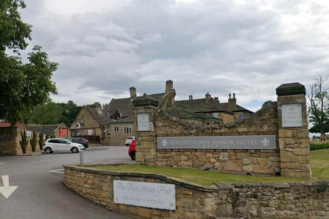 Rogerthorpe Manor hotel and wedding venue, near Pontefract. Google image
