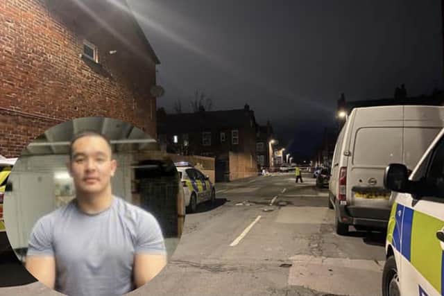 Peter Wass, of Roundhay, died in hospital after being fatally stabbed on Thursday, March 3. (Image on left: West Yorkshire Police)