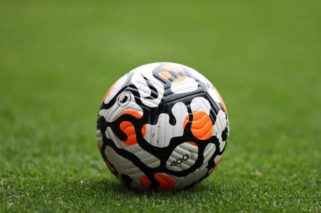 Nike Strike Aerowsculpt Official Premier League match ball. (Photo by Julian Finney/Getty Images)