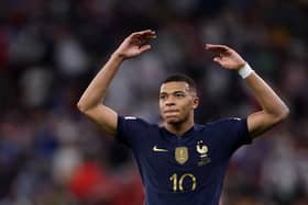 CLEVER ANSWER: On Kylian Mbappe, above, from Kalvin Phillips. Photo by Francois Nel/Getty Images.