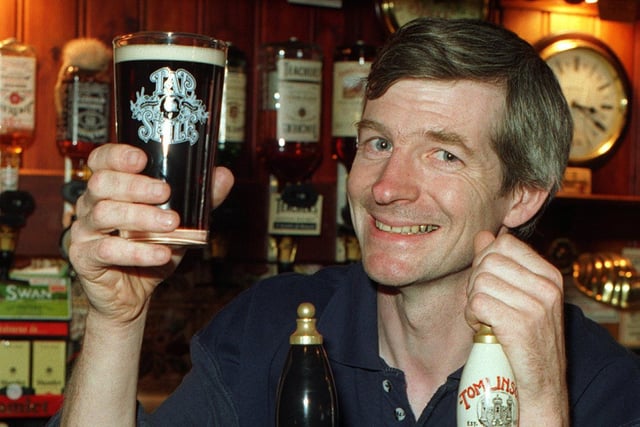 Pontefract brewer Sean Tomlinson was celebrating in August 1996 after his Hermitage Mild won Champion Mild of Britain at CAMRA's Olympia.
