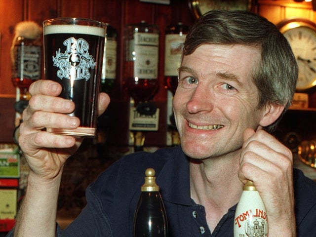 Pontefract brewer Sean Tomlinson was celebrating in August 1996 after his Hermitage Mild won Champion Mild of Britain at CAMRA's Olympia.