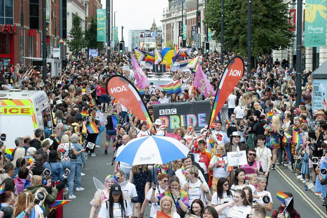Leeds Pride 2023, The Headrow.