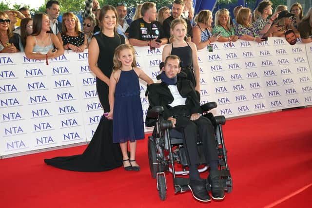 Viewers in Leeds were disappointed after Leeds Rhinos legend Rob Burrow and his family including wife Lindsey and kids Macy and Maya missed out on a National Television Award for their film 'Rob Burrow: Living with MND' at the National Television Awards on September 5. Photo: Lucy North/PA Wire.