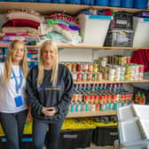 Homeless Street Angels co-founders Becky Joyce and Shelley Joyce in their centre in Chapel Allerton. Photo: Tony Johnson