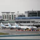 File photo dated 19/03/2020 of Flybe planes, The regional carrier has ceased trading and all scheduled flights have been cancelled, authorities have said. Issue date: Saturday January 28, 2023.