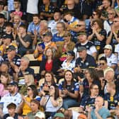 Leeds Rhinos fans at last Sunday's game in York. Picture by David Harrison.