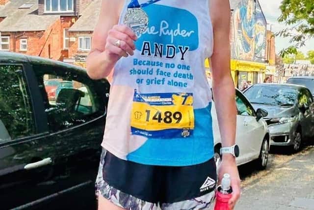 Andrew Norman at the Leeds Marathon 2025
