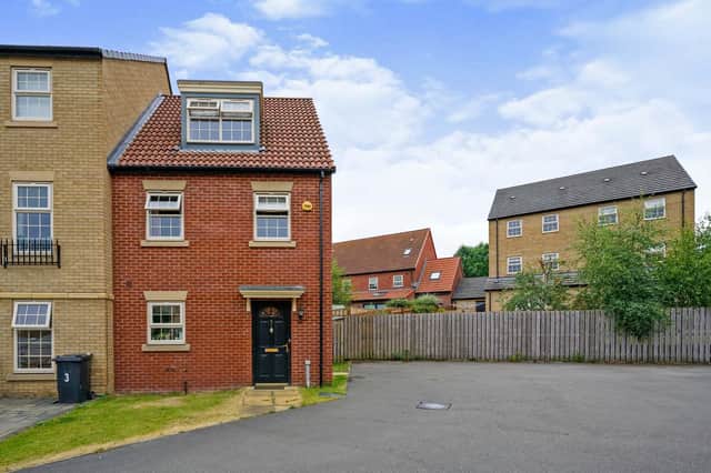 This three bedroom townhouse in Colton is on the market for £300,000.