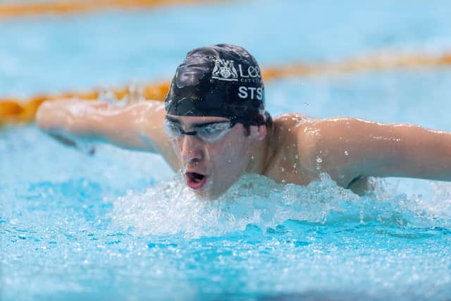 City of Leeds Swimmer Kourosh Khodakhah, 16, will contest the medley events at the European Youth Olympic Festival (Picture: Bruce Rollinson)