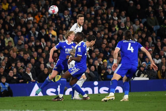 Another YEP pick, Cooper's leadership and organisation are vital at present. He was the standout performer at Fulham, albeit on a desperately disappointing day for Leeds, and good enough for the most part against Leicester.