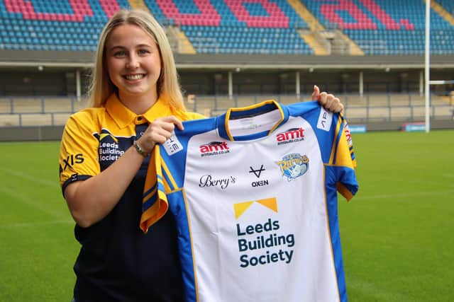 New Rhinos signing Liv Whitehead. Picture by Leanne Flynn/Leeds Rhinos.