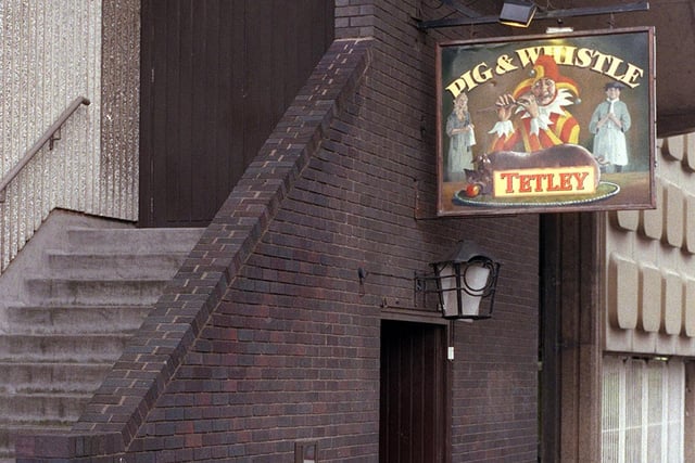 The Pig & Whistle was located in the Merrion Centre. It closed in 2003.