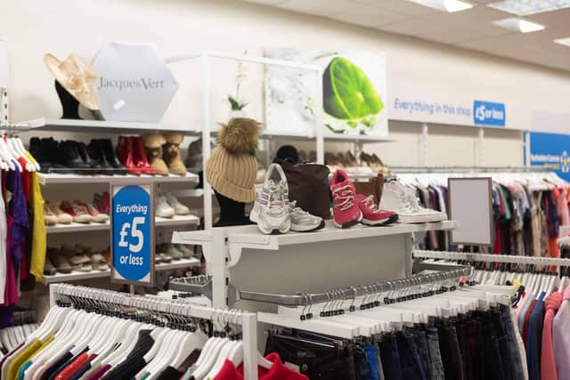 All pre-loved items are priced at £5 or less in the Yorkshire Cancer Research Castleford store.